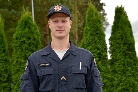 Geriausias šalies ugniagesys gelbėtojas – Lukas Strakšas