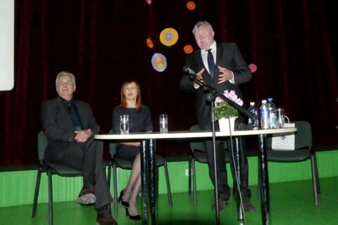 Ministrė J. Petrauskienė susitiko su Utenos kolegijos bendruomene