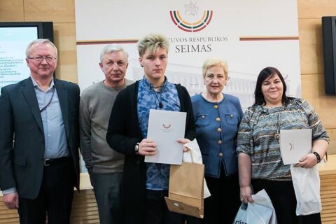 Uteniškis Astijus tapo laureatu