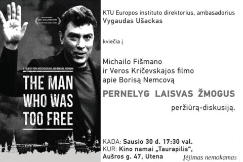 Vygaudas Ušackas kviečia prisiminti Borisą Nemcovą