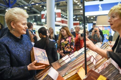 Prezidentė Dalia Grybauskaitė: „Vilniaus knygų mugė į pasaulį atveria daugybę langų“