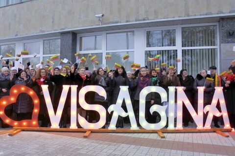 Visaginas linksmai ir išradingai šventė Lietuvos gimtadienį