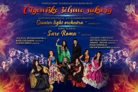 Tarptautinis teatralizuotas koncertas „Čigoniško šėlsmo sūkury“