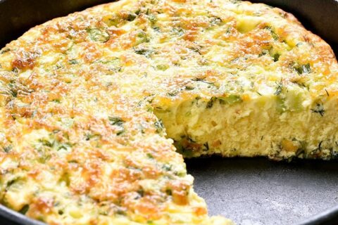Orkaitėje keptas omletas
