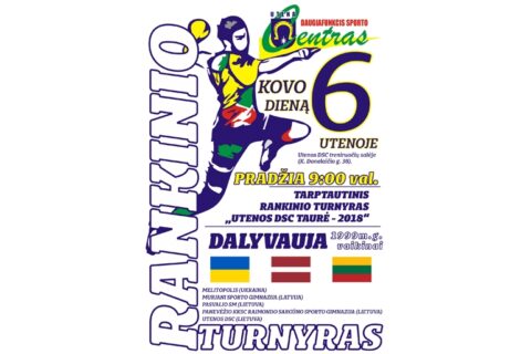 Utenoje vyks Tarptautinis rankinio turnyras