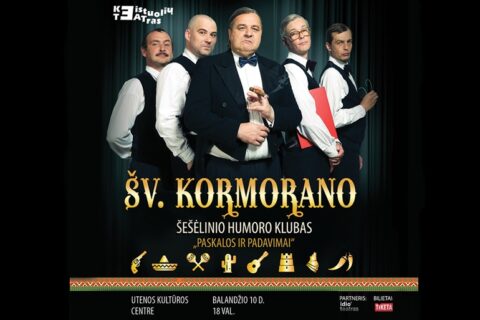 „Šv. Kormorano šešėlinio humoro klubas“ į Uteną sugrąžins intelektualią tautinę satyrą