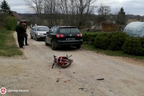 Utenos rajone partrenktas mažametis