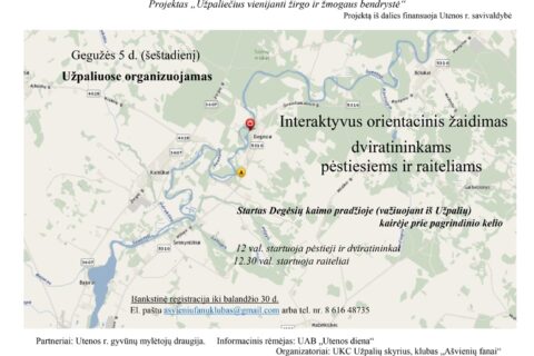 Užpaliečiai organizuoja interaktyvų orientacinį žaidimą dviratininkams, pėstiesiems ir raiteliams