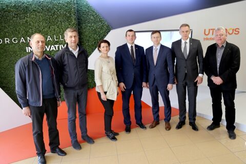 Utenoje verslo perspektyvomis domėjosi ūkio ministras Virginijus Sinkevičius