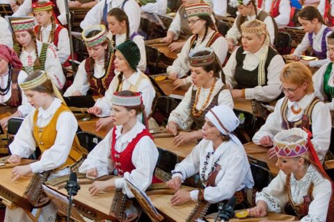Dainų šventės koncerte prabils šimtai kanklių