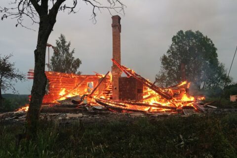Ignalinos rajone sudegė net šeši pastatai