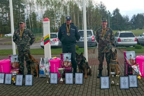 Policijos tarnybinis šuo čempionate laimėjo pereinamąją Ramzio taurę