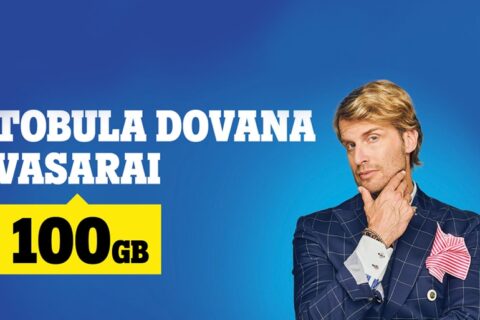 Vasarą naršykite laisvai – „Tele2“ dovanoja net 100 GB