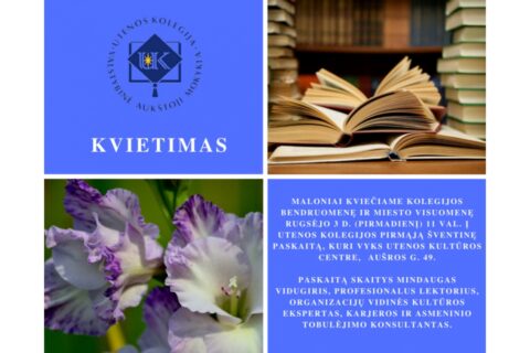 Utenos kolegija naujus studijų metus pasitiks neįprastai