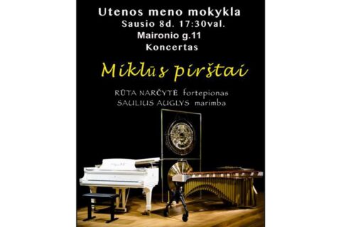 Utenoje – marimbos ir fortepijono duetas