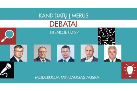 Utenoje vyks kandidatų į mero postą debatai