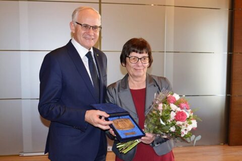 M. Lukšienės mokslo premijos laureatė Ramutė Bruzgelevičienė