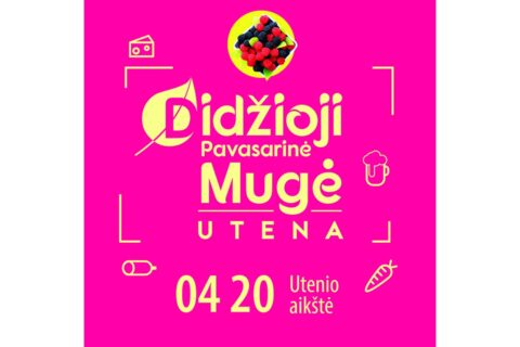 Šeštadienį apsipirkti vilios Didžioji pavasarinė Utenos mugė