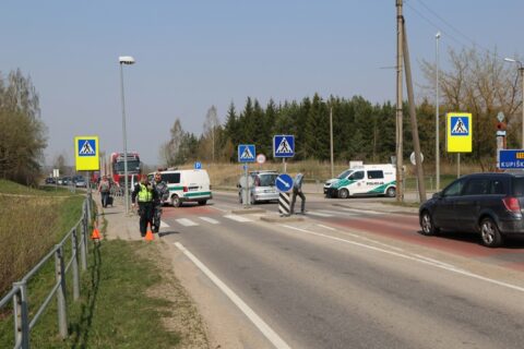 Kupiškio gatvėje nelaimė – partrenktas žmogus