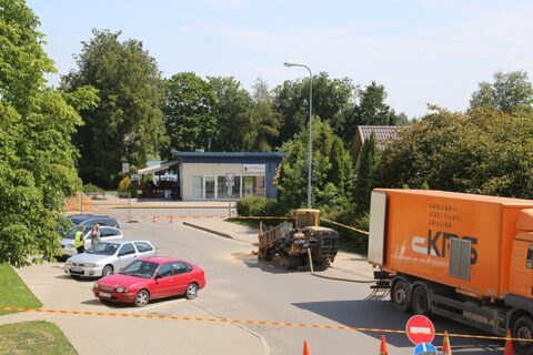 Maironio gatvėje buvo įvykęs dujų nuotėkis