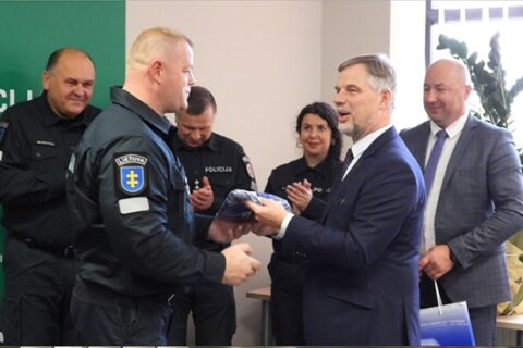 Molėtų rajono policijos pareigūnai šventė įkurtuves