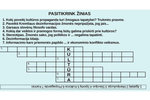 Plona riba tarp kultūros ir propagandos. Ar ji išvis egzistuoja?