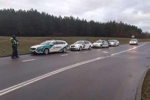 Jungtinis reidas Utenoje: mieste įkliuvo neblaivūs vairuotojai