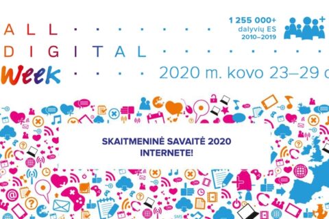 Karantino nuobodulį įveikti padės Skaitmeninė savaitė internete