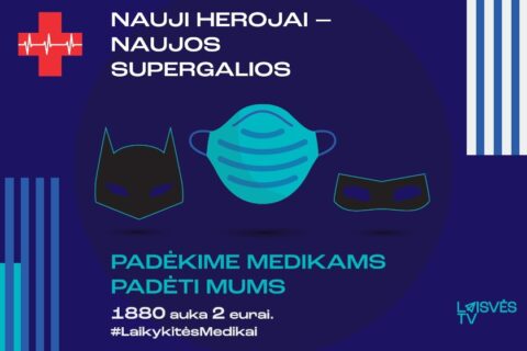 Organizuoja iniciatyvą „Laikykitės, medikai“
