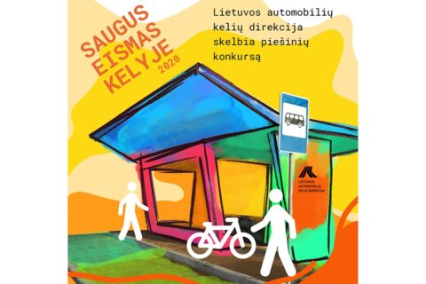 Išpiešti paviljonai primins apie tinkamą elgesį kelyje