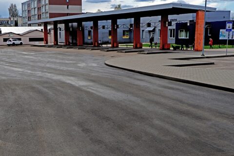 Autobusų stoties teritorija džiugina zarasiškius