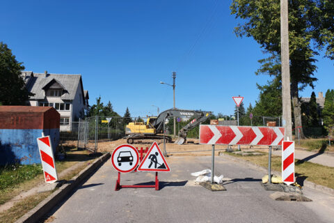 Eismas draudžiamas Tauragnų gatvėje: čia vyksta dideli darbai