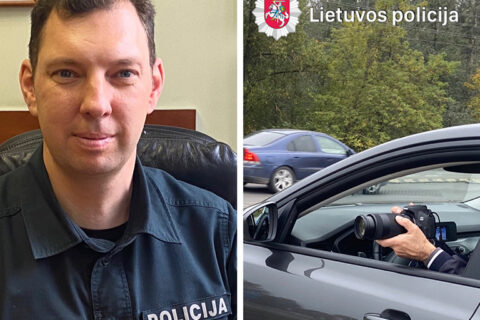 Nubaudė telefonu plepančius vairuotojus: jų daugiau nei 100