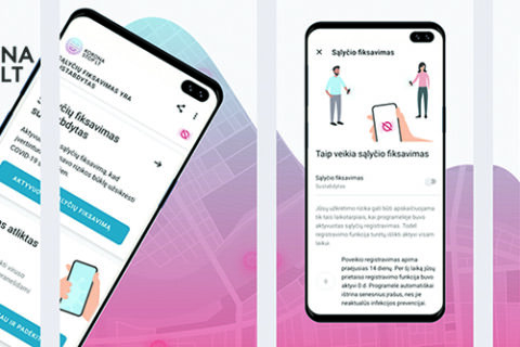 Startuoja nauja mobilioji programėlė „Korona Stop LT“