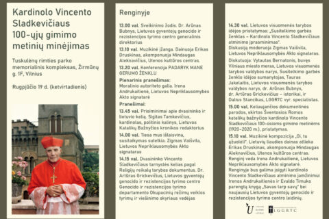 Kardinolo Vincento Sladkevičiaus 100-ųjų gimimo metinių minėjimas