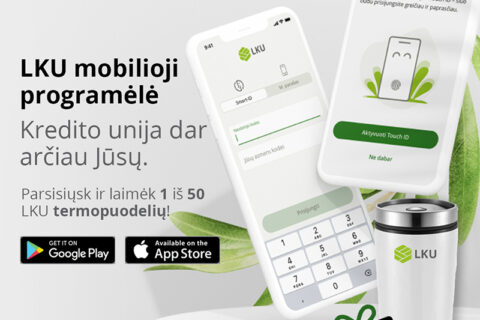 Utenos kredito unija telefone – startavo LKU išmanioji programėlė