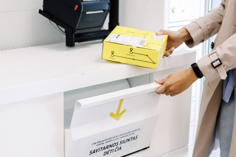 Nuo šiol LP EXPRESS paštomatų siuntas galima palikti ir paštuose