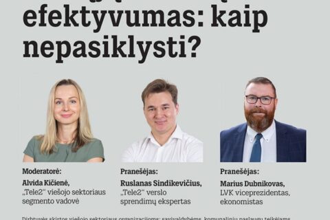 Kviečia verslo dirbtuvės: „Viešųjų finansų efektyvumas: kaip nepasiklysti“