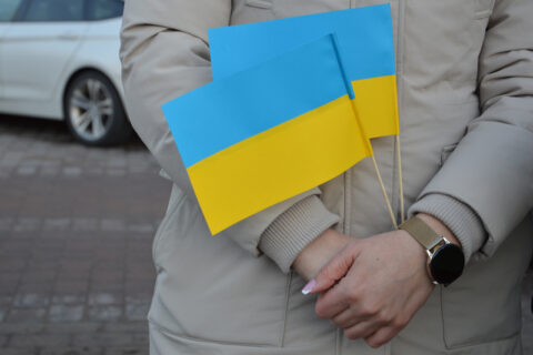 Žmonių mirtį ir kančias Ukrainoje sėjančiam karui ignaliniečiai sako „Ne!“