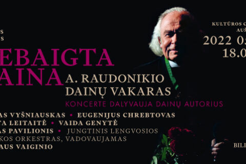 Utenoje – kompozitoriaus Algimanto Raudonikio autorinių dainų koncertas