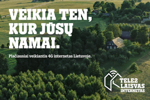 Renkatės interneto tiekėją? „Tele2“ klientams siūlo plačiausią tinklą ir specialius kainų pasiūlymus