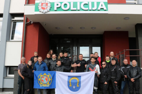 Utenos apskrities policijos motociklų komandos dalyvauja Lietuvos policijos motociklų ralyje