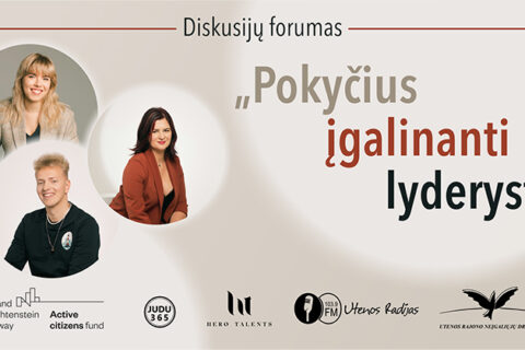 Birželio 16 dieną – diskusijų forumas „Pokyčius įgalinanti lyderystė“!
