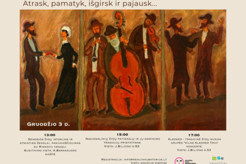„Atrask, pamatyk, išgirsk ir pajausk“