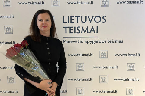 Dešimtmetį Utenoje dirbusi teisėja pradėjo dirbti Panevėžyje
