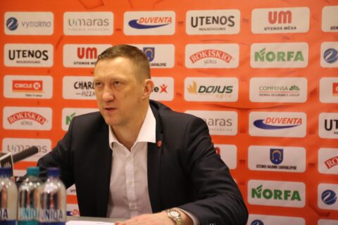 Prie dugne atsidūrusios „Šiaulių“ krepšinio komandos vairo stos uteniškis