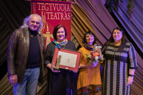 Apdovanotos uteniškės teatralės