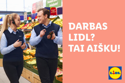 „Lidl Lietuva“ pristato naują darbdavio įvaizdžio kampaniją: dėmesys – komandai, karjerai ir atlyginimui