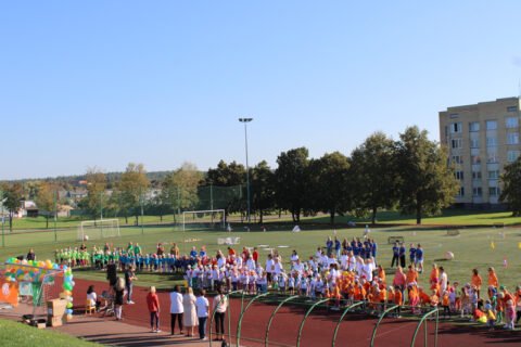 Europos judumo savaitė tęsiasi: sportuoti susirinko per 300 vaikų