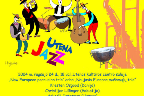 Kviečia Utenos regiono perkusijos ir džiazo festivalis UTENA JAZZ